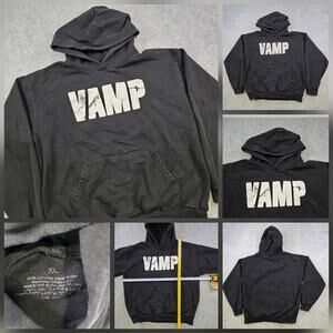 VAMP Hoodie Mens XL Black Pullover Sweatshirt Made USA Playboi Carti Tour
